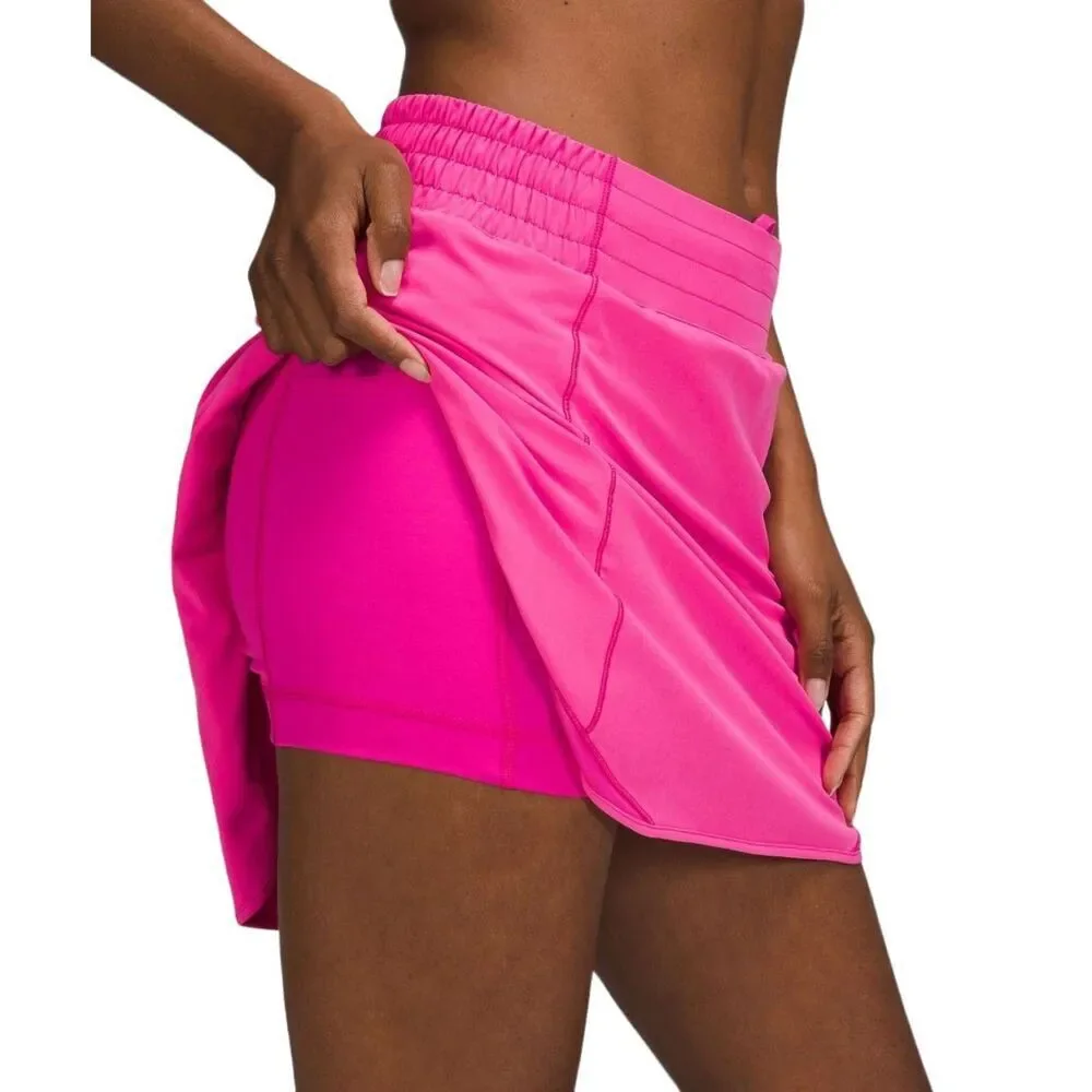 Lululemon Hotty Hot High-Rise Skirt *Long *Sonic Pink - Picture 7 of 8